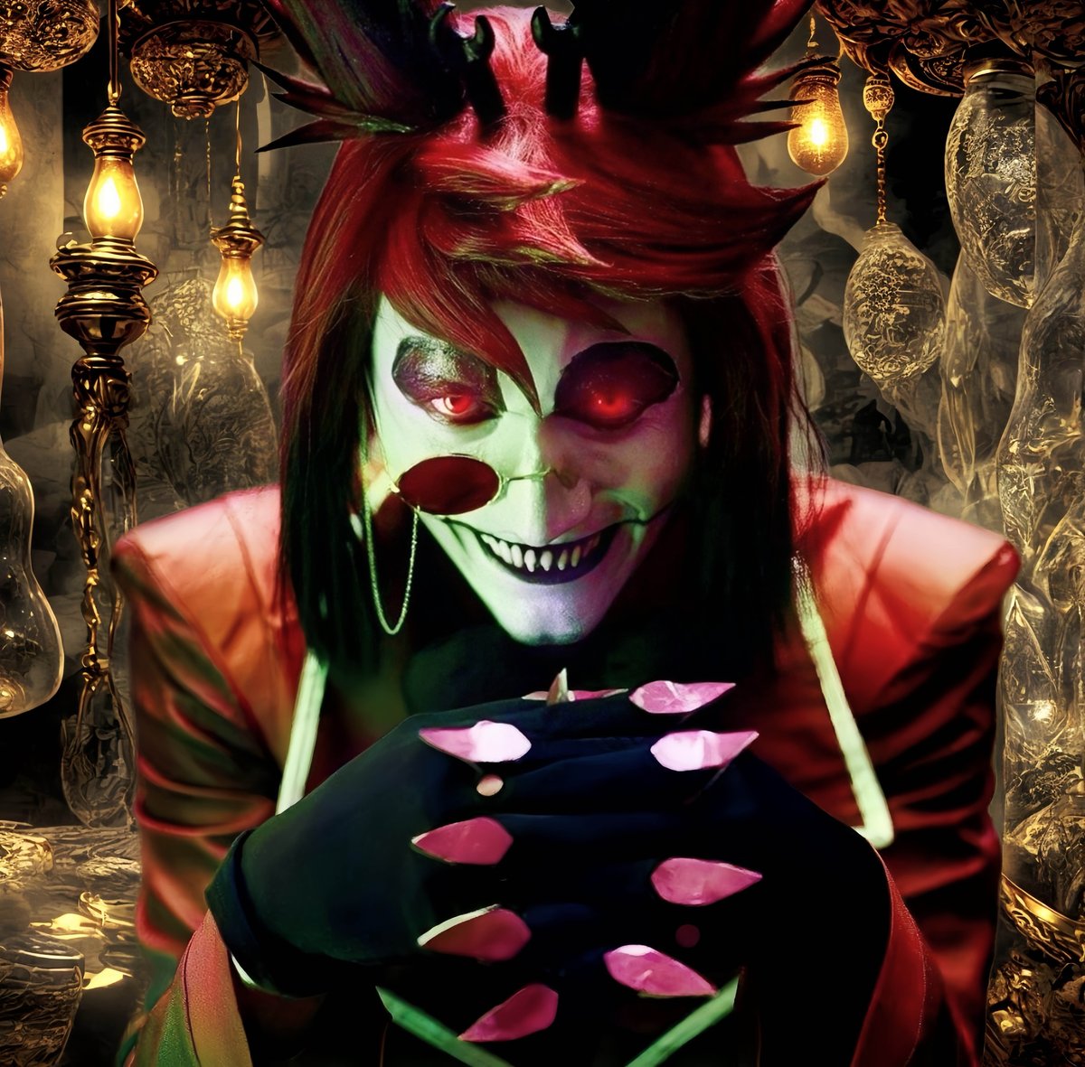 Alastor (Cosplayer: @whitehairdante_23)